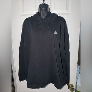 Nike Men’s Black Cotton Pullover Hoodie